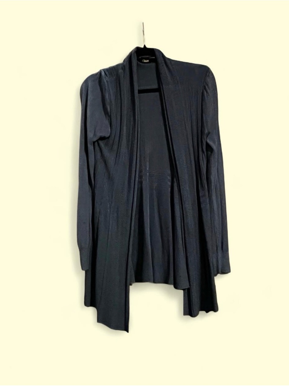 Open-Front Blue Women's Cardigan Sweater